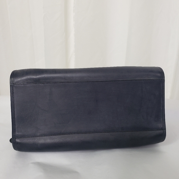 Ghurka Rover No. 66 handbag blue Navy Leather - Picture 10 of 13
